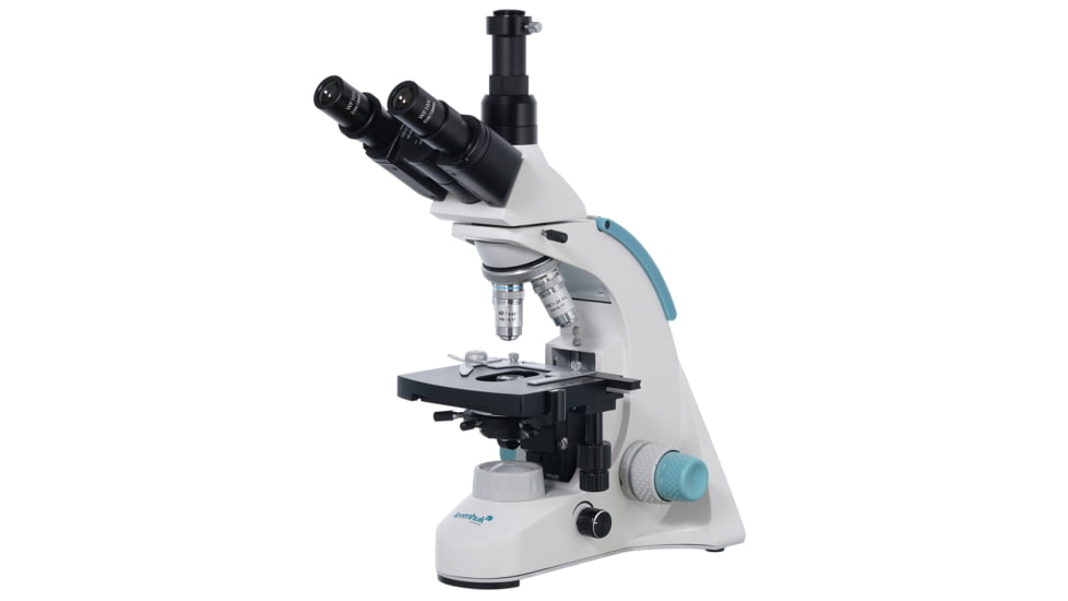 Levenhuk 40-1000x 950T DARK Trinocular Microscope, White, Middle, 75431