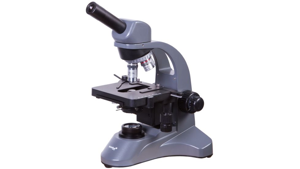 Levenhuk 700M Monocular Microscope, Grey, Medium 69655