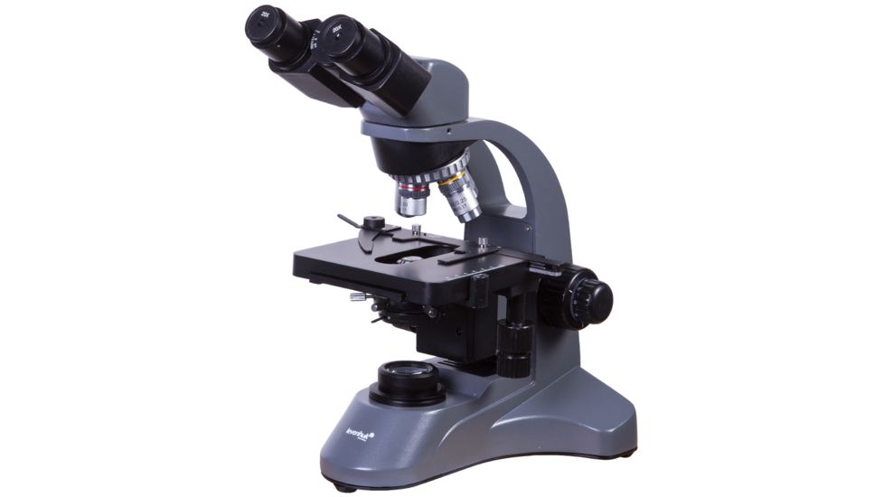 Levenhuk 720B Binocular Microscope, Grey, Medium 69656