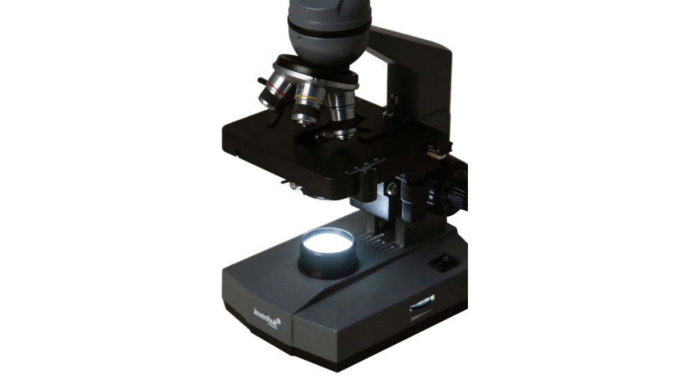 Levenhuk D320L BASE 3M Digital Monocular Microscope, Optical Glass, 40-1000x, 23.2mm, Grey/Black, Middle, 73812