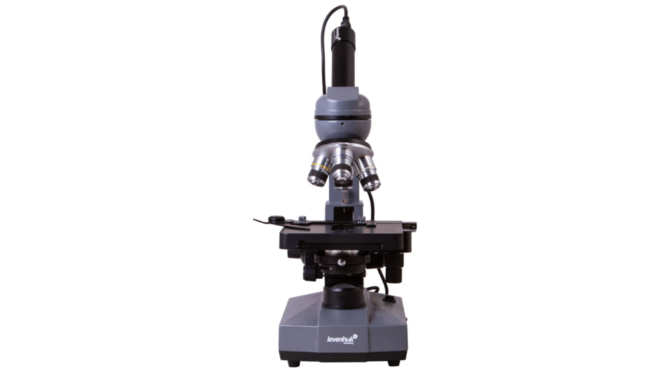 Levenhuk D320L BASE 3M Digital Monocular Microscope, Optical Glass, 40-1000x, 23.2mm, Grey/Black, Middle, 73812