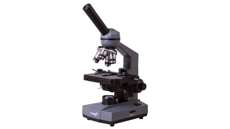 Levenhuk D320L BASE 3M Digital Monocular Microscope, Optical Glass, 40-1000x, 23.2mm, Grey/Black, Middle, 73812