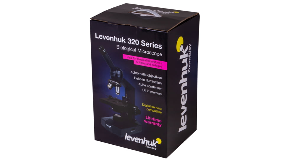 Levenhuk D320L PLUS 3.1M Digital Monocular Microscope, Optical Glass, 40-1600x, 23.2mm, Grey/Black, Middle, 73796