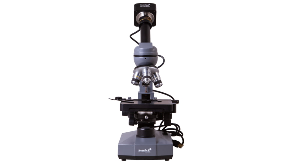 Levenhuk D320L PLUS 3.1M Digital Monocular Microscope, Optical Glass, 40-1600x, 23.2mm, Grey/Black, Middle, 73796