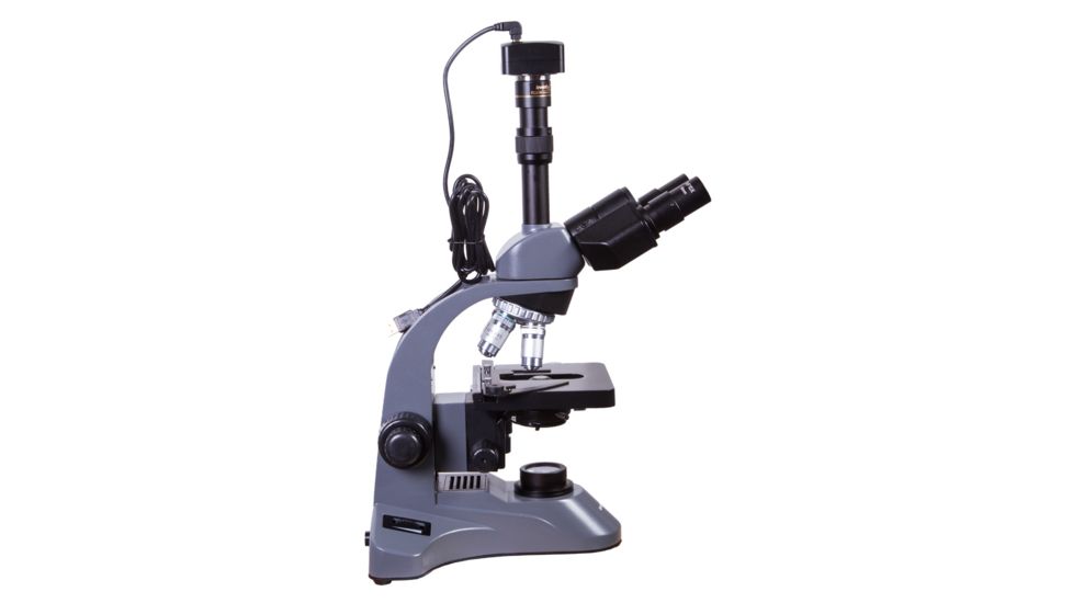 Levenhuk D740T 5.1M Digital Trinocular Microscope, Grey, Medium 69658