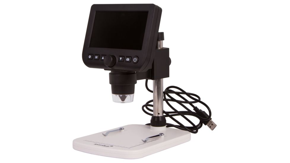 Levenhuk DTX 300 LCD 20-600x Digital Microscope, Black, Middle, NSN N 73343