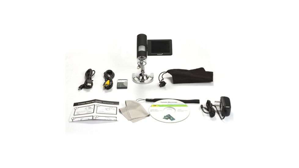 Levenhuk DTX 500 Mobi USB Digital Microscope,Black,20x,200x,500x,5MP Digital Camera 61023