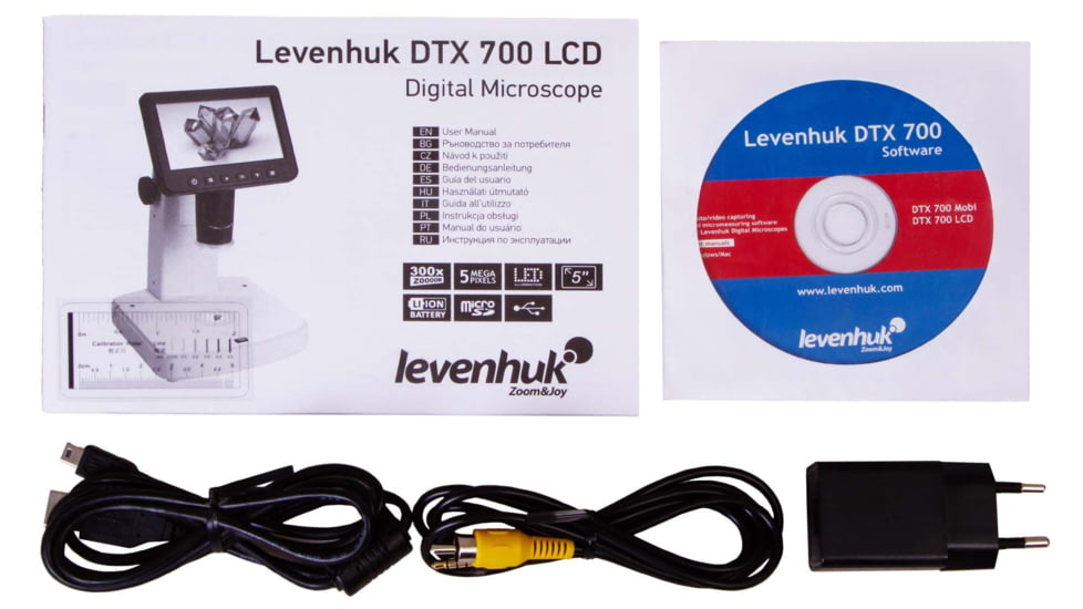 Levenhuk DTX 700 LCD 10 - 300x Digital Microscope 75075