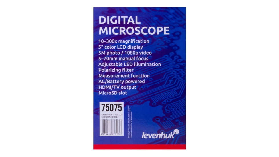 Levenhuk DTX 700 LCD 10 - 300x Digital Microscope 75075