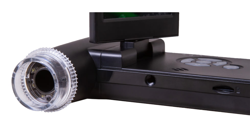 Levenhuk DTX 700 Mobi Digital Microscope, Optical Glass, 10-300x, 0-100mm, Black, Middle, 75076
