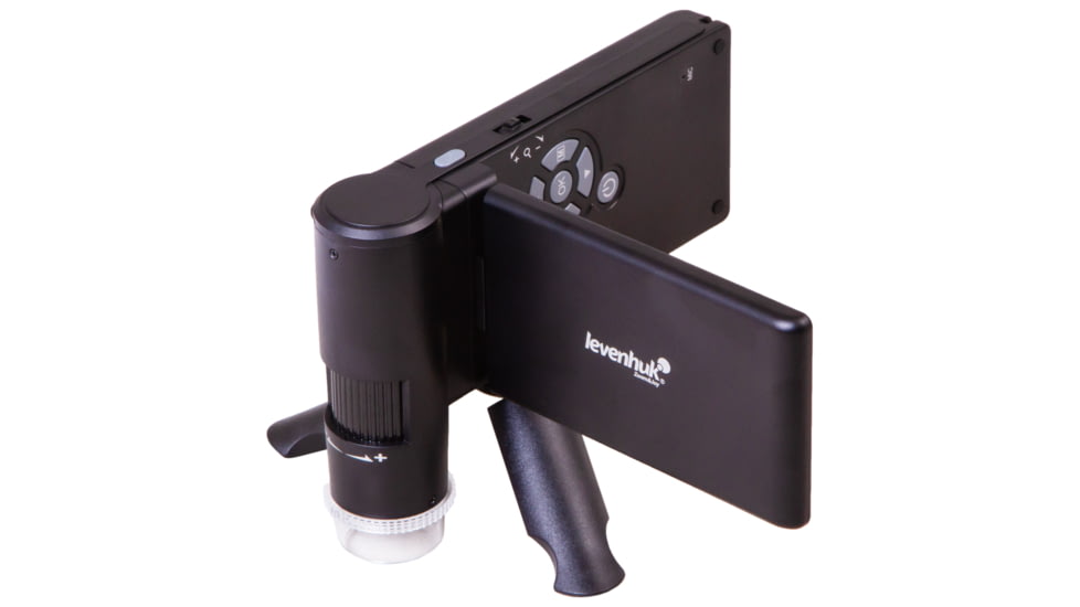 Levenhuk DTX 700 Mobi Digital Microscope, Optical Glass, 10-300x, 0-100mm, Black, Middle, 75076