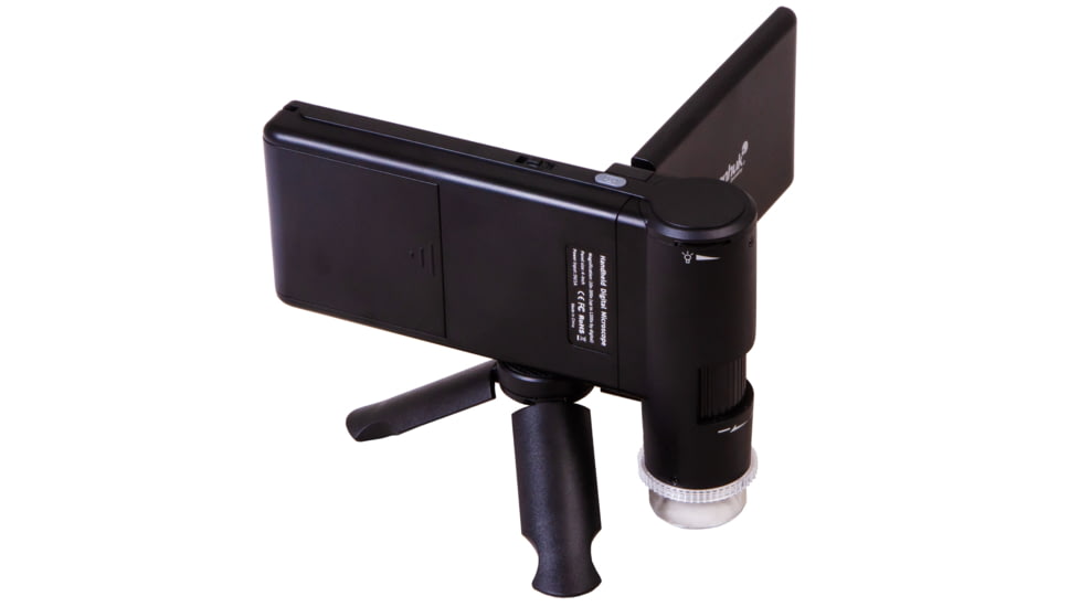 Levenhuk DTX 700 Mobi Digital Microscope, Optical Glass, 10-300x, 0-100mm, Black, Middle, 75076