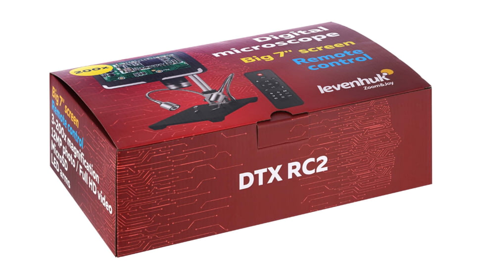 Levenhuk DTX RC 2 Remote Controlled 3-200x Microscope 76822