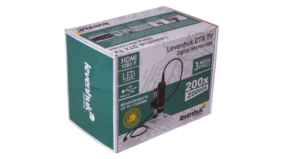 Levenhuk DTX TV Digital Microscope, Black, Small, 70422