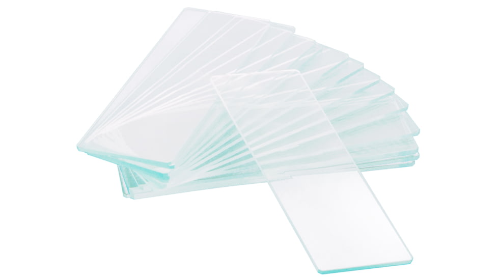 Levenhuk G50 1H Single Cavity Blank Slides, 50 pcs, Small, 73808