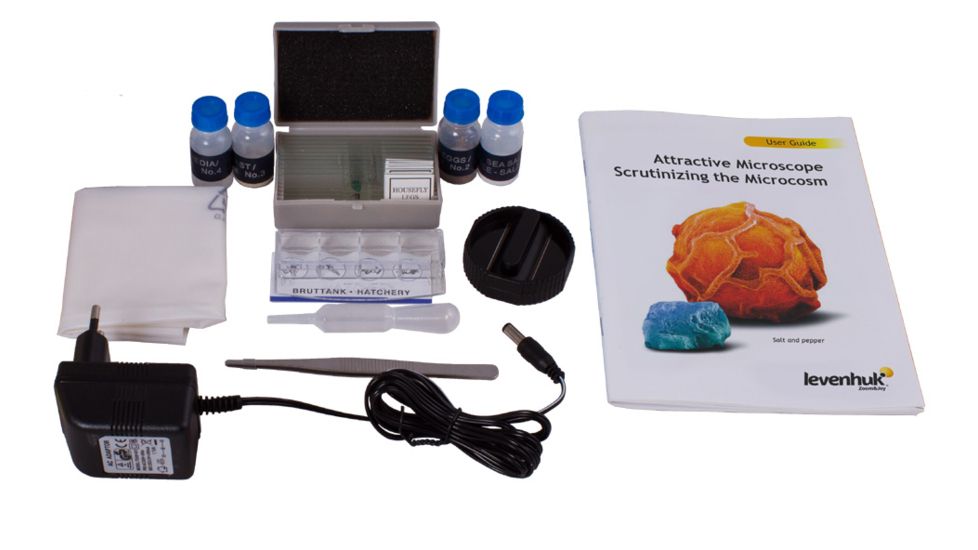 Levenhuk Rainbow D2L 0.3M Digital Microscope, Moonstone, White, Medium 69065