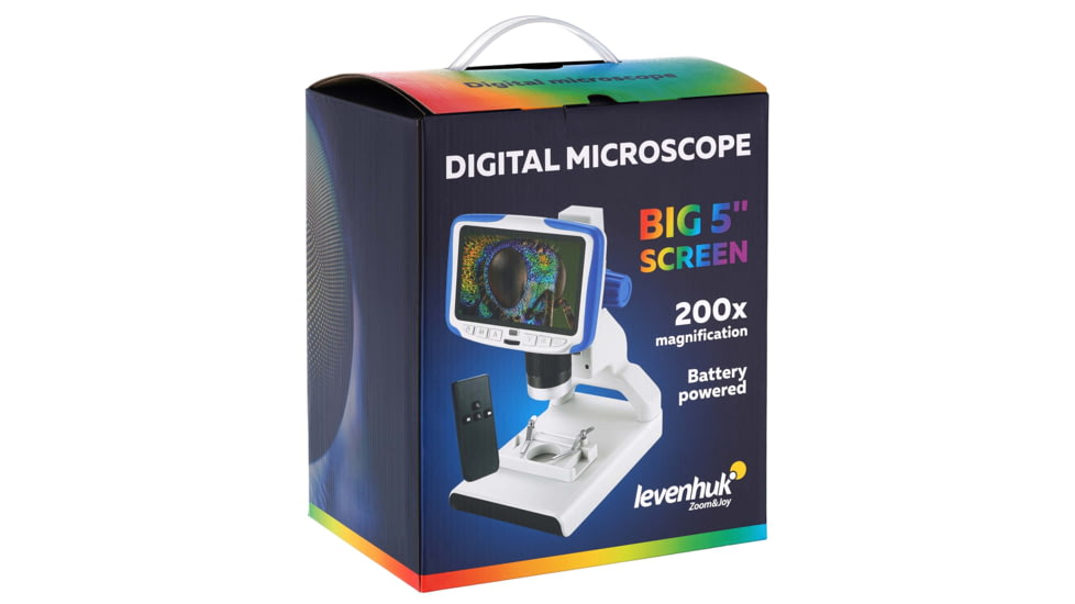 Levenhuk Rainbow DM 500 LCD 7-200x Digital Microscope 76826