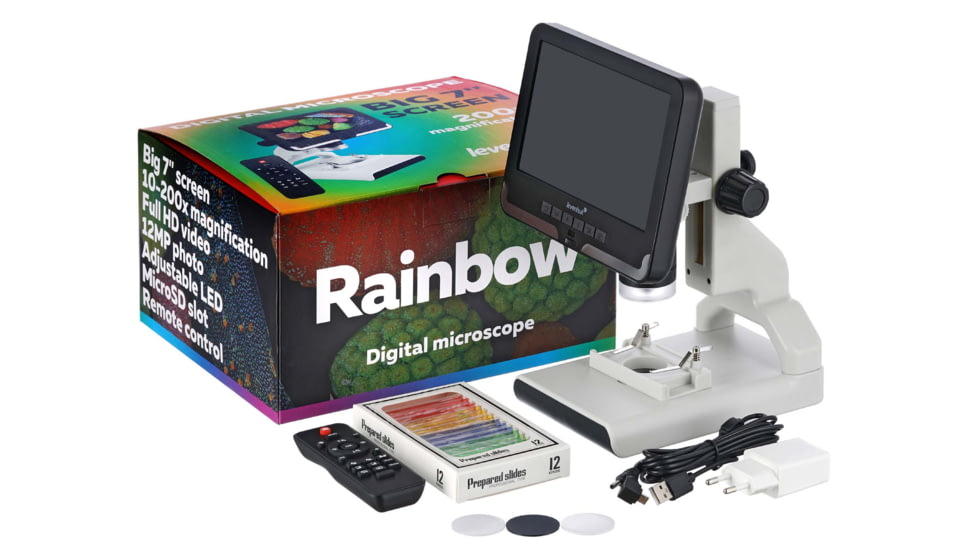 Levenhuk Rainbow DM 700 LCD 10-200x Digital Microscope 76825