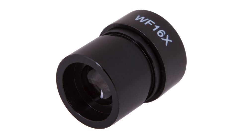 Levenhuk Rainbow WF16x Microscope Eyepiece, Black, Small 69419