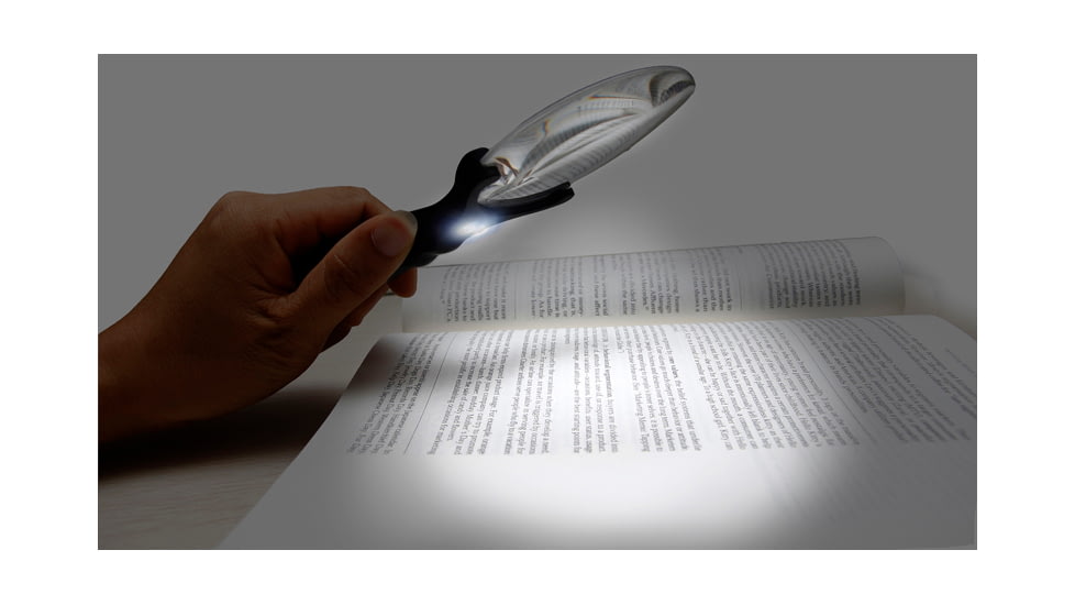 Levenhuk Zeno LED Magnifier Loupe, 88-21 mm, Black, Medium 38115