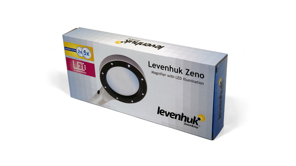 Levenhuk Zeno LED Magnifier Loupe , 88-21 mm, Black, Medium 38115