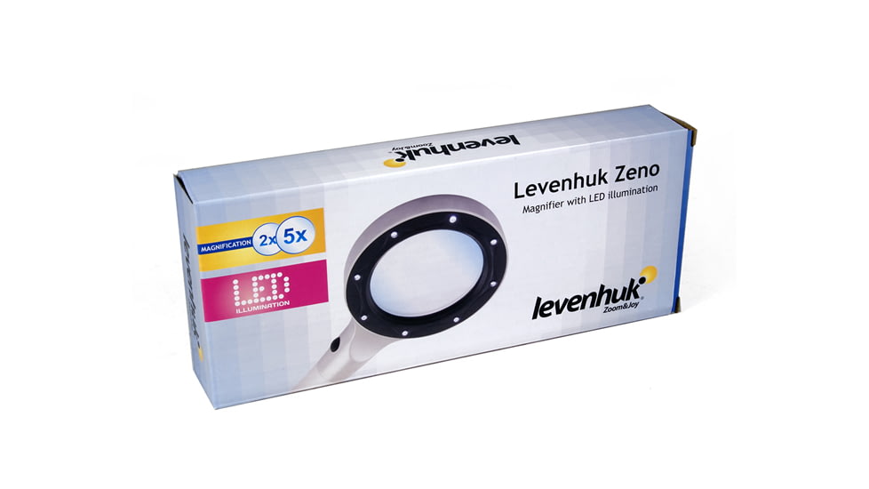Levenhuk Zeno LED Magnifier Loupe , 88-21 mm, Silver, Medium 38114