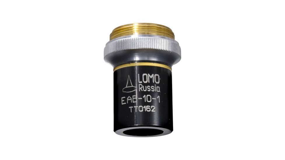 LOMO Objective, Plan Achromat, 10x, 0.25 N.A., RMS