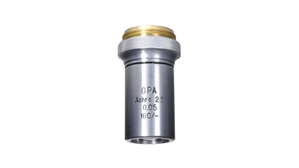 LOMO Objective, Plan Achromat, 2.5x, 0.08 N.A., DIN