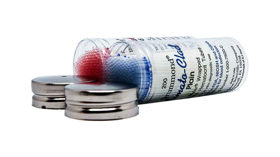 LW Scientific 75mm Microhematocrit Tubes/Mylar-clad Glass/Plain, 200 vial, CNT-HTMC-PN77