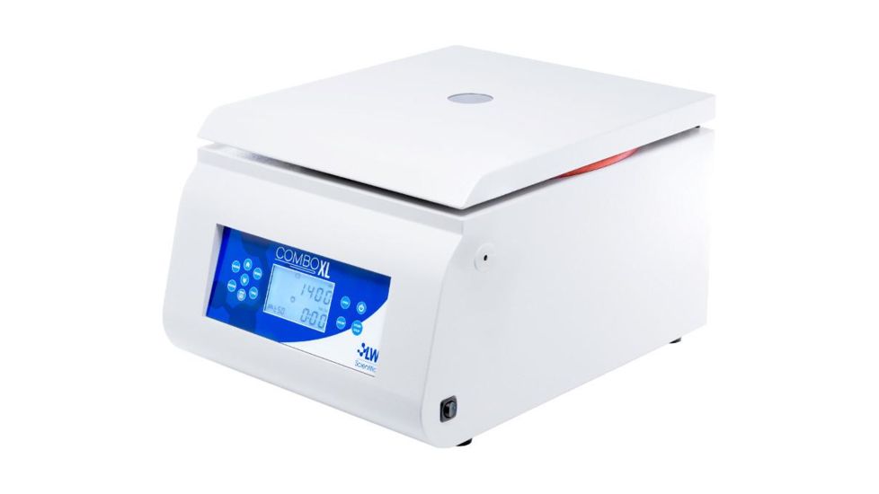 LW Scientific Combo XL Digital Swing-out Centrifuge w/ Inserts, 4000 rpm 90-240v CMC-16SD-50T3