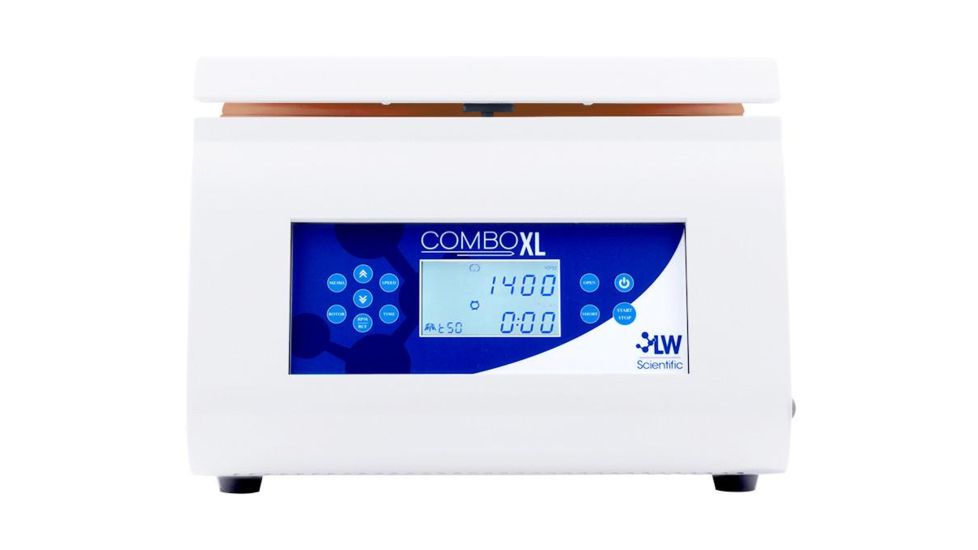 LW Scientific Combo XL Digital Swing-out Centrifuge w/ Inserts, 4000 rpm 90-240v CMC-16SD-50T3