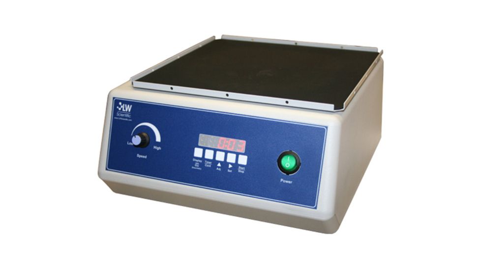 LW Scientific Digital Rotator Variable Speed 20-240 RPM 0.8in (20mm) Diameter 9 x 9in (229 x 229mm) Platform, CREAM RTL-BLVD-24T1