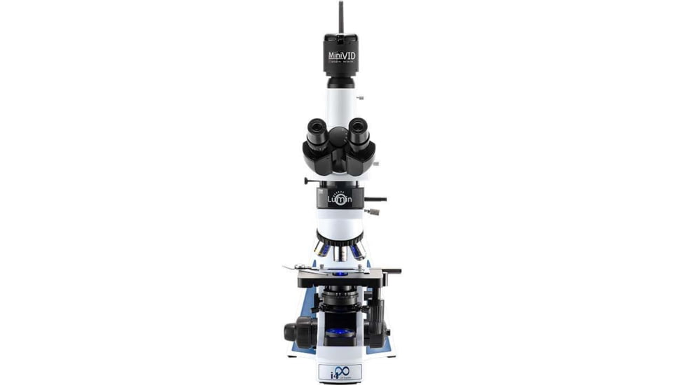 LW Scientific i-4 Microscope w/LUMIN Epi-Fluor Infinity PLAN Trinocular Microscope, 490/510nm, LED, i4S-EPT4-iPL3