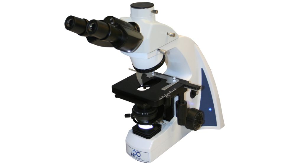 LW Scientific I4 Trinocular Microscope with 4x, 10x, 40x, 100x Infinity Plan Objectives, CREAM i4M-TN4A-iPL3