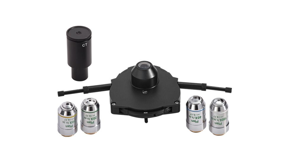 LW Scientific Infinity Turret Phase 10X, 20X, 40X, 100X, Bright Field Kit, M5P-PHST-20BF