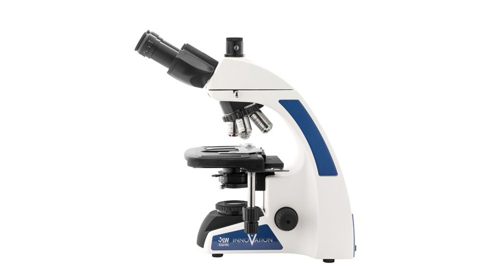 LW Scientific Innovation Infinity Biological Microscope, Plan, Binocular, 4 Objectives 4x-10x-40x-100x, INM-B04A-IPL3