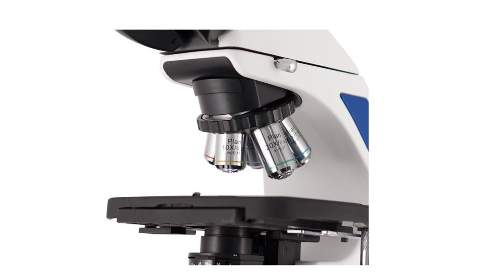 LW Scientific Innovation Infinity Biological Microscope, Plan, Binocular, 4 Objectives 4x-10x-40x-100x, INM-B04A-IPL3