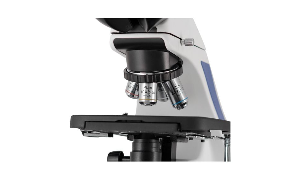 LW Scientific Innovation Infinity Biological Microscope, Plan, Binocular, 4 Objectives 4x-10x-40x-100x, INM-B04A-IPL3