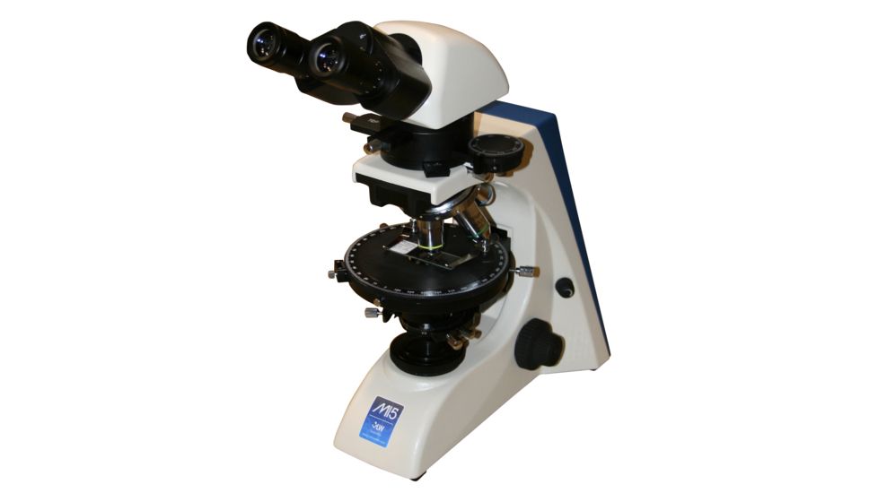 LW Scientific MI5 Binocular Polarizing Microscope with Infinity Plan Objectives, CREAM M5M-BPOL-iPH3