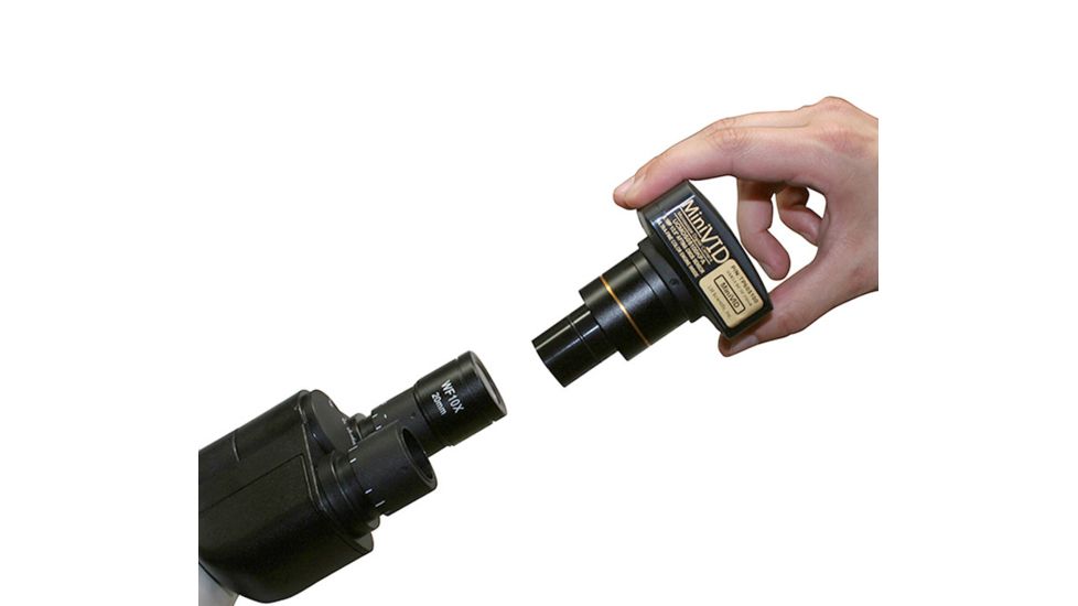 LW Scientific MIniVid 5.1MP USB 2.0 Microscope Camera for MAC or PC, BLACK MVC-U5MP-EMTN