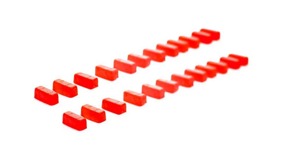 LW Scientific Red rotor cushions for Zip-IQ PCV, set of 24, ZiP-PCVC-ST24