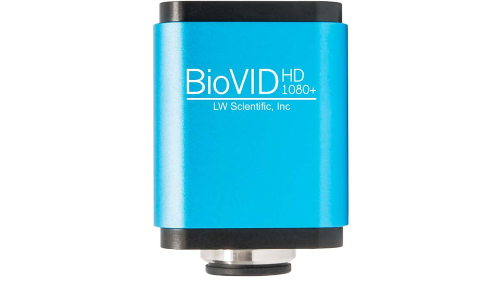 LW Scientific Trinocular Microscope with BioVID 1080 Camera and 13 in Monitor, iNM-T4BV-iPL3