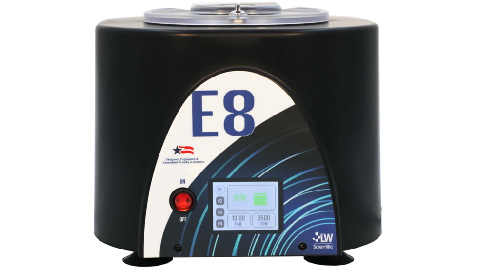 LW Scientific E8 Centrifuge Digital 3500 RPM 8 Place 3-15ml Angled Rotor Digital, Black E8C-U8AT-15T3