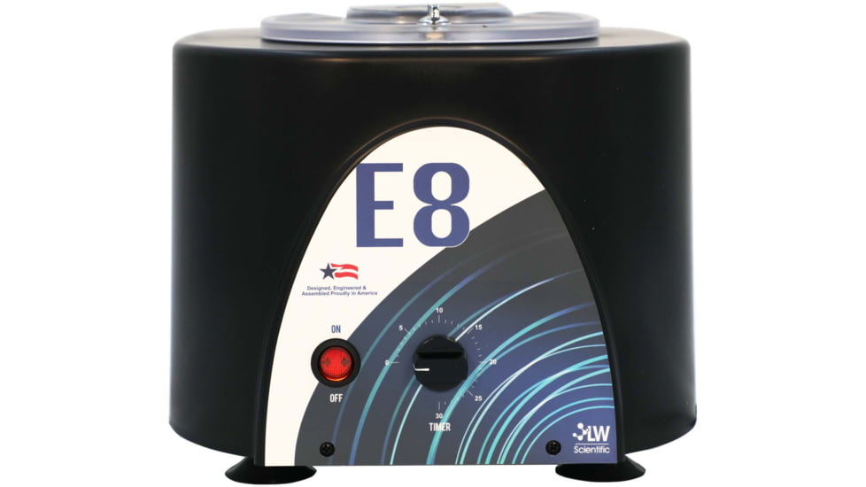 LW Scientific E8F Centrifuge 3500 RPM Fixed Speed with 8 Place 3-15ml Rotor, Black E8C-U8AF-1503