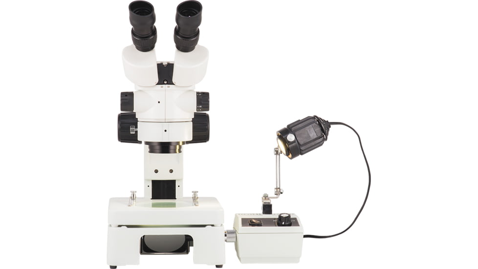 LW Scientific Z4 Zoom Binocular 7x-45x on Embryo-GLO Halogen Stand Microscope w/Tilt Mirror, Z4M-BZM7-EMH1