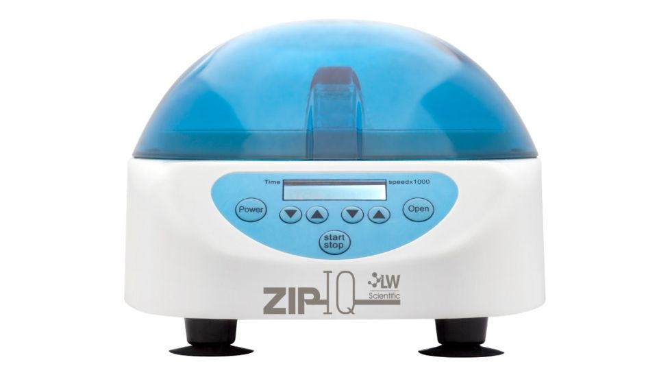 LW Scientific Zip-IQ PCV Hematocrit Centrifuge, White/Blue, ZIC-24HD-75T3