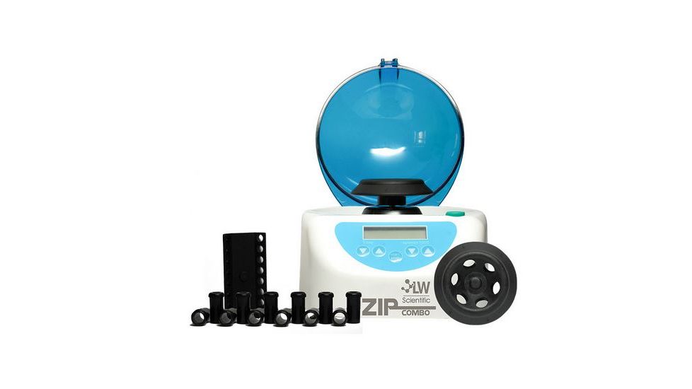LW Scientific ZipCombo Centrifuge,White w/6-place Micro-Tube Rotor 1.5ml-2.0ml Tubes ZCC-06AD-02T3
