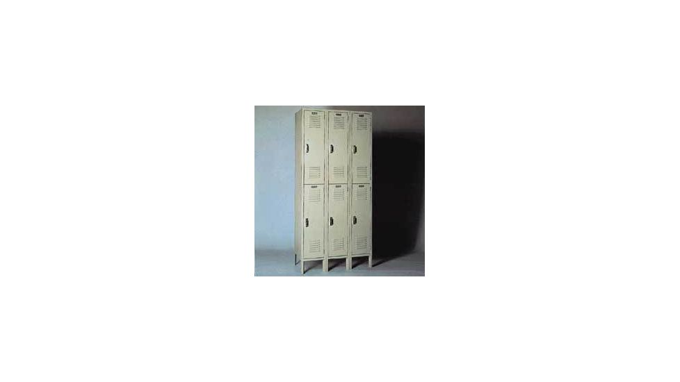 Lyon Metal Products Locker 2TIER(2OPEN)GRY12X12X36 DD5202