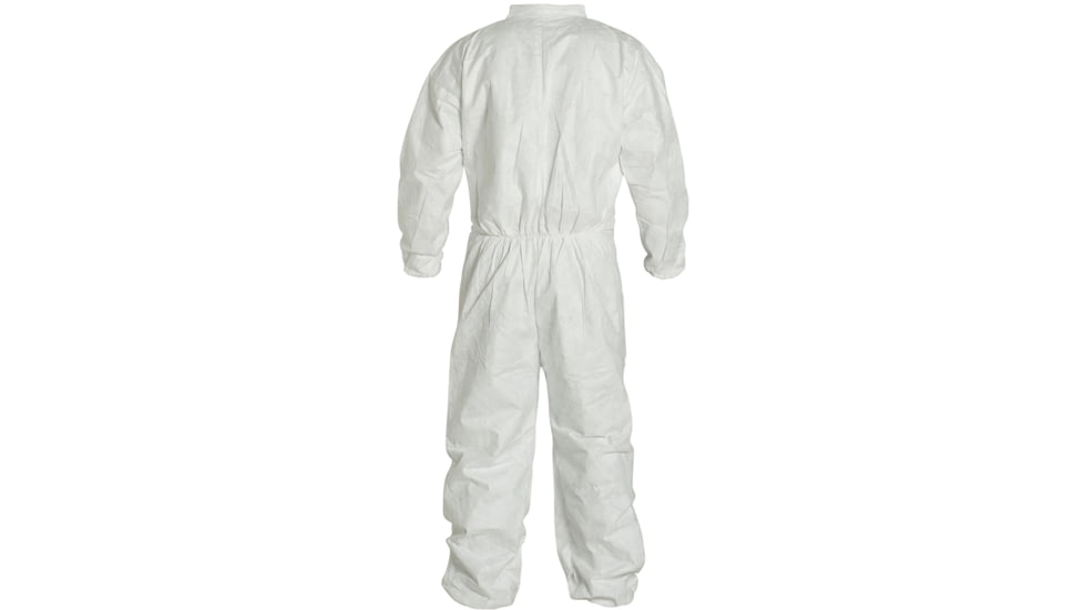Magid Glove Tyvek Coverall w/Zipper Front, Elastic Wrists and Ankles, Large, Case of 25, CVC11L