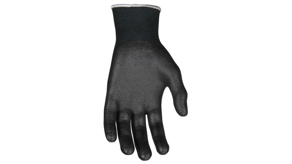 MCR Safety Cut Pro 13 Gauge Kevlar/Synthetic Shell Cut Resistant Work Gloves, Nitrile Foam Coated Palm and Fingertips, Black, Small, 9178NFS